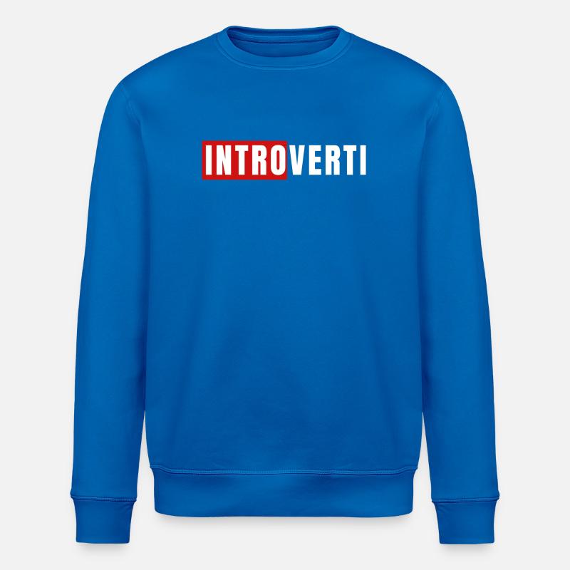 Introvert - Stanley/Stella ROLLER Unisex Organic Sweatshirt - royal blue