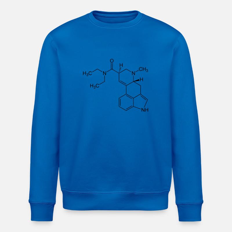 LSD molecule - Stanley/Stella ROLLER Unisex Organic Sweatshirt - royal blue