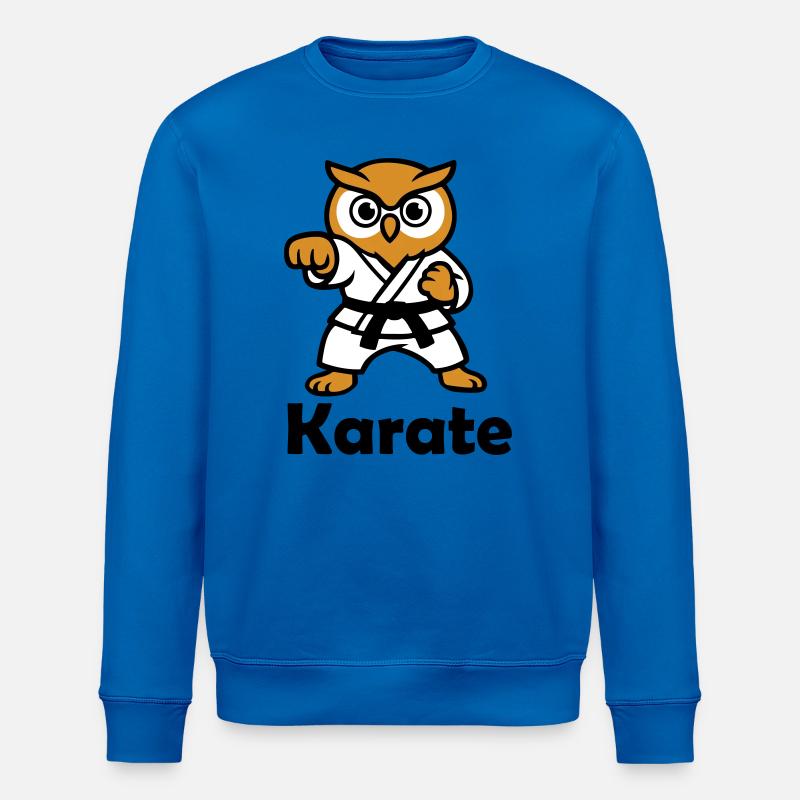 Karate Eule - Stanley/Stella Unisex Bio-Sweatshirt ROLLER - Königsblau