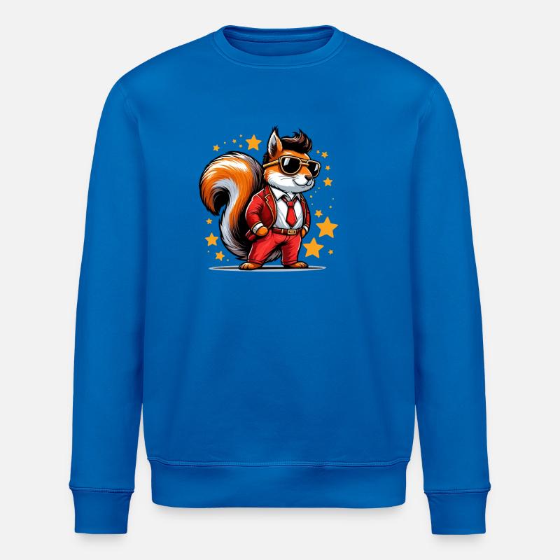 Superstar Eichhörnchen - Stanley/Stella Unisex Bio-Sweatshirt ROLLER - Königsblau