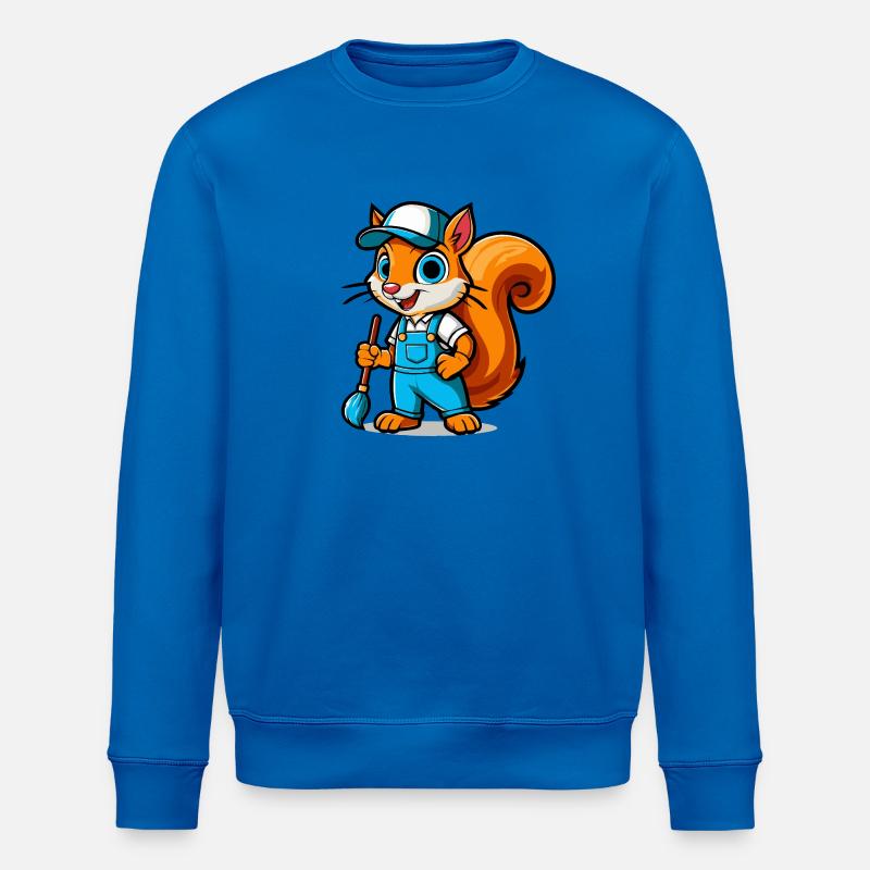 Eichhoernchen Painter - Stanley/Stella ROLLER Unisex Organic Sweatshirt - royal blue