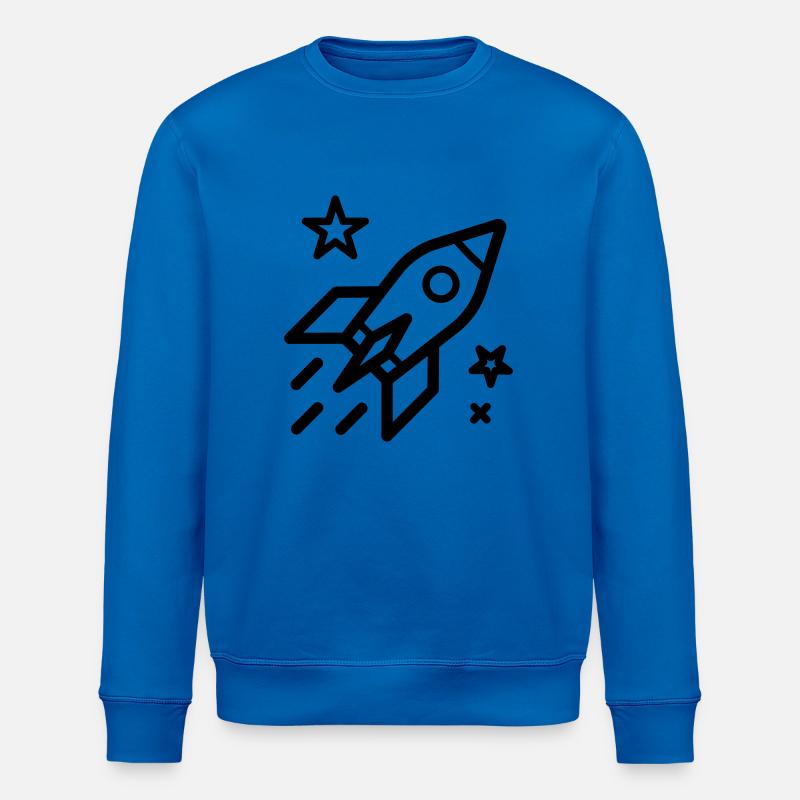 Rakete - Stanley/Stella Unisex Bio-Sweatshirt ROLLER - Königsblau