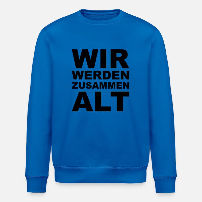Zusammen alt - Stanley/Stella Unisex Bio-Sweatshirt ROLLER - Königsblau