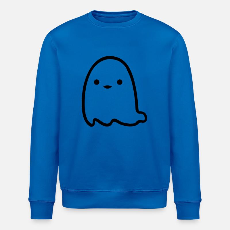 cute_ghost_1 - Stanley/Stella Unisex Bio-Sweatshirt ROLLER - Königsblau