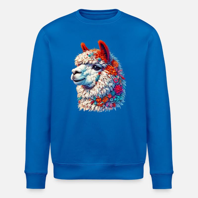Alpaka - Stanley/Stella Unisex Bio-Sweatshirt ROLLER - Königsblau
