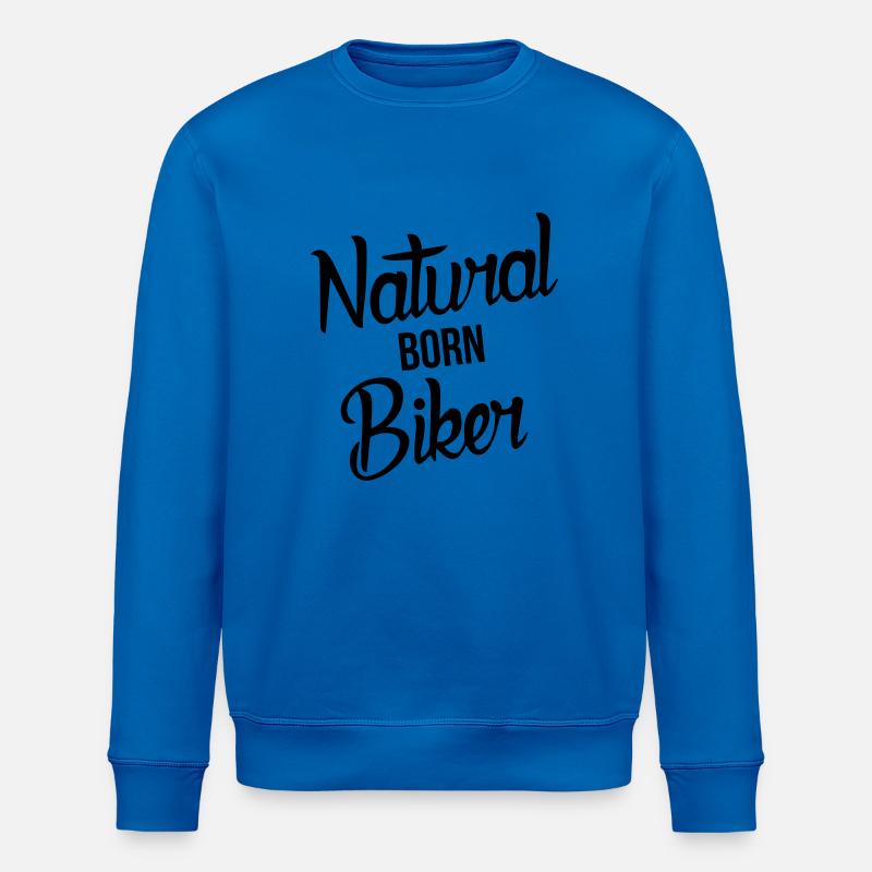 Natural born Biker - Sweat bio ROLLER Stanley/Stella Unisexe - bleu roi