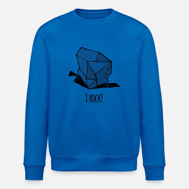 I ROCK No 1 bw - Sweat bio ROLLER Stanley/Stella Unisexe - bleu roi