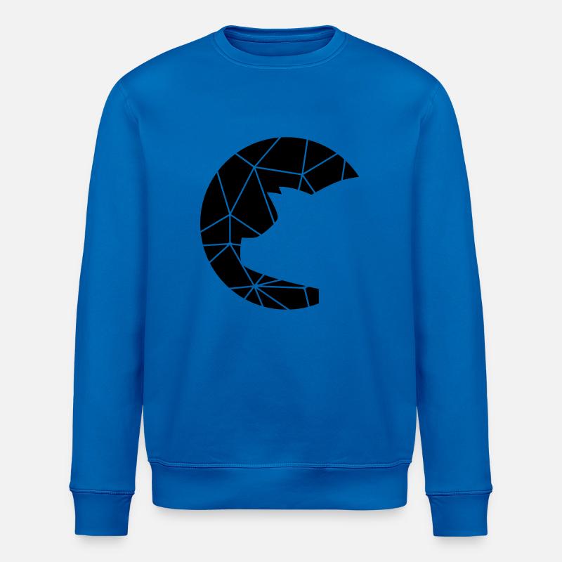 Schweini grid pattern - Stanley/Stella ROLLER Unisex Organic Sweatshirt - royal blue