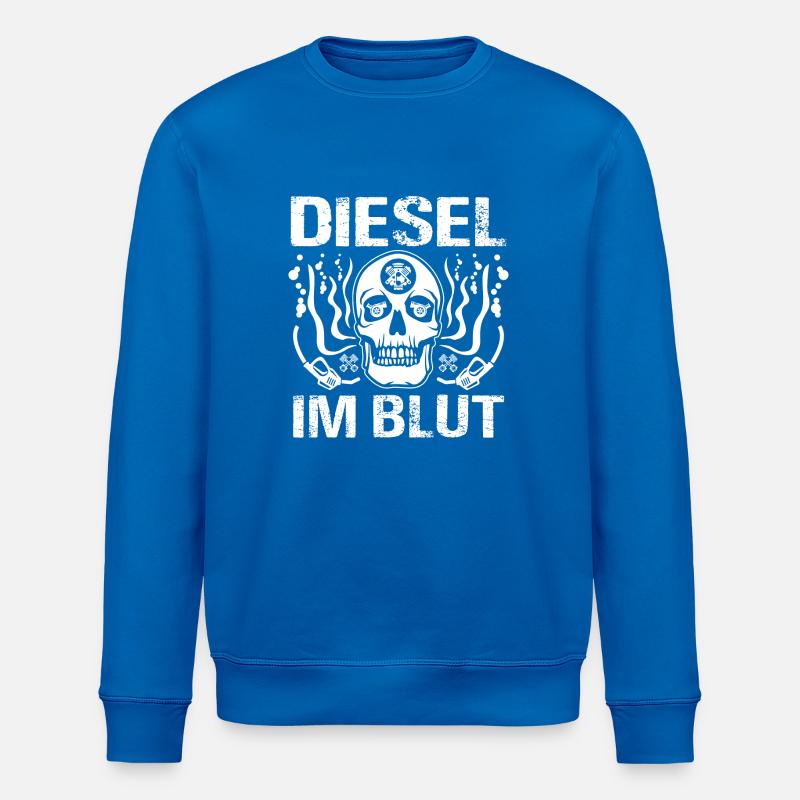 Diesel im Blut - Stanley/Stella Unisex Bio-Sweatshirt ROLLER - Königsblau