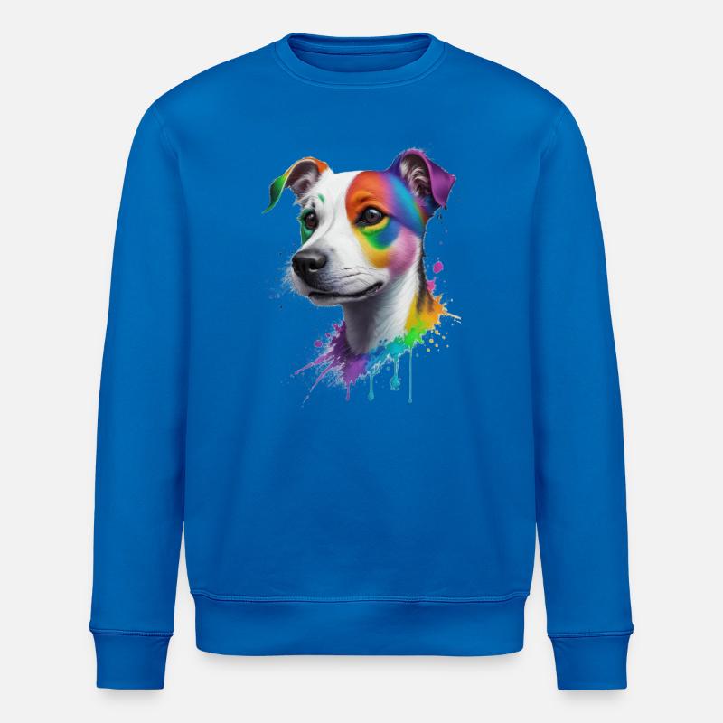 Jack Russel Terrier - Stanley/Stella Unisex Bio-Sweatshirt ROLLER - Königsblau