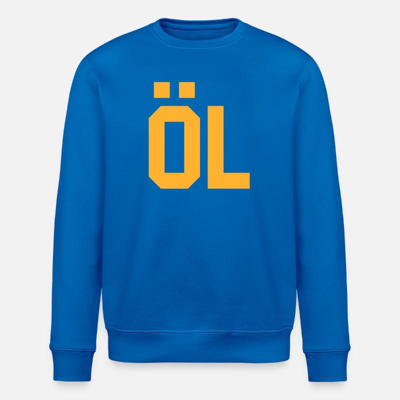 Conception typographique numérique puissante - Sweat bio ROLLER Stanley/Stella Unisexe - bleu roi