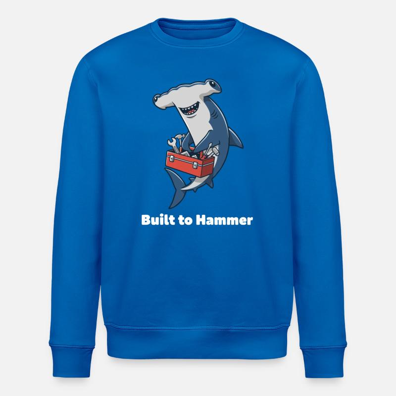 Artisan de la construction de requins-marteaux - Sweat bio ROLLER Stanley/Stella Unisexe - bleu roi