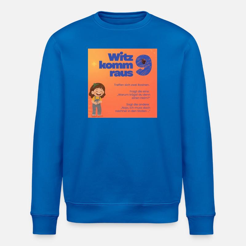 Witz kommt raus 9 - Stanley/Stella Unisex Bio-Sweatshirt ROLLER - Königsblau
