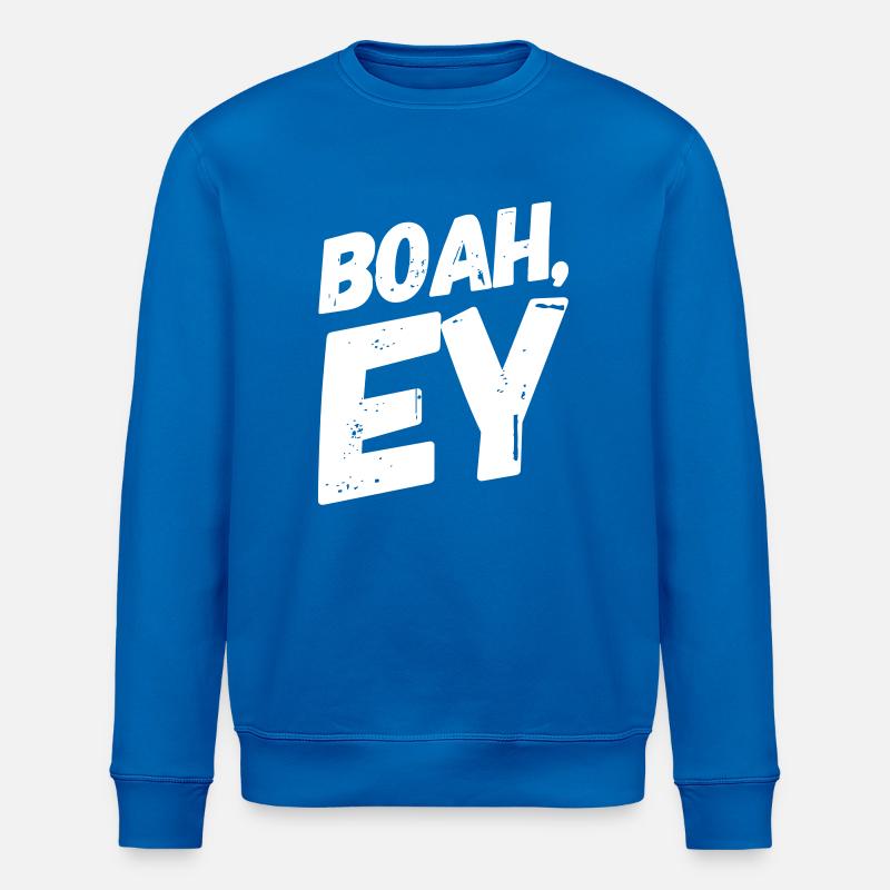 Boah, Ey Spruch - Stanley/Stella Unisex Bio-Sweatshirt ROLLER - Königsblau