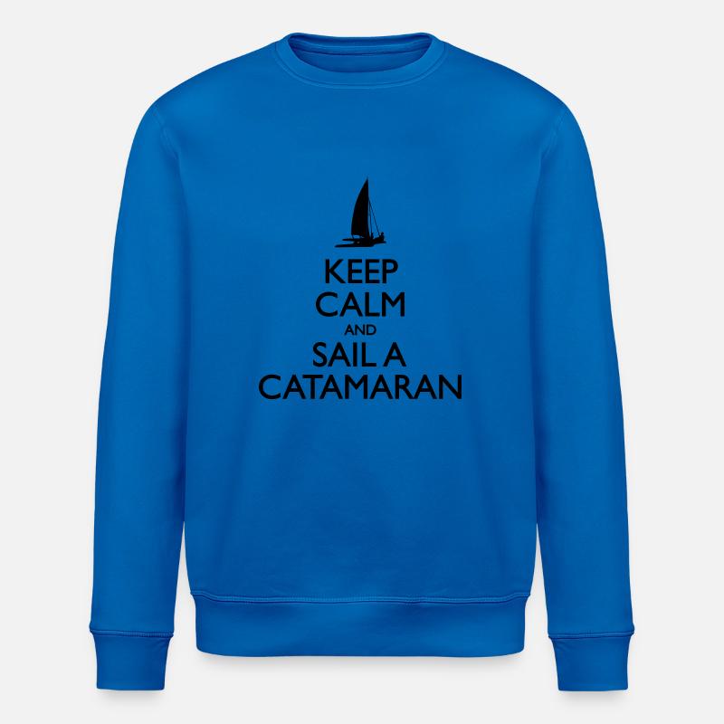 Sail a Catamaran - Sweat bio ROLLER Stanley/Stella Unisexe - bleu roi