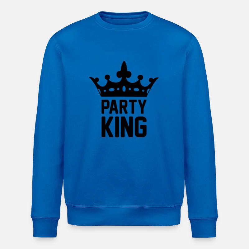Party King - Sweat bio ROLLER Stanley/Stella Unisexe - bleu roi
