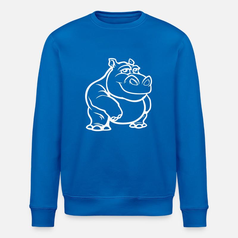 nilpferd - Stanley/Stella Unisex Bio-Sweatshirt ROLLER - Königsblau