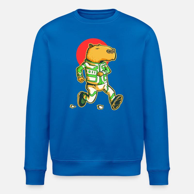 Capybara runner - Sweat bio ROLLER Stanley/Stella Unisexe - bleu roi