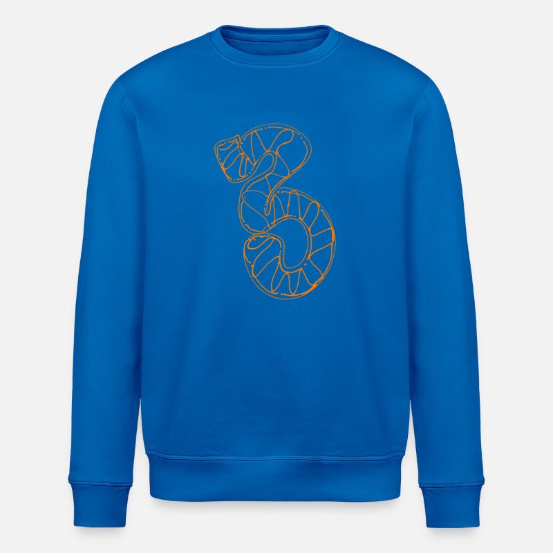 Orangene 3 Graffiti Style - Stanley/Stella Unisex Bio-Sweatshirt ROLLER - Königsblau