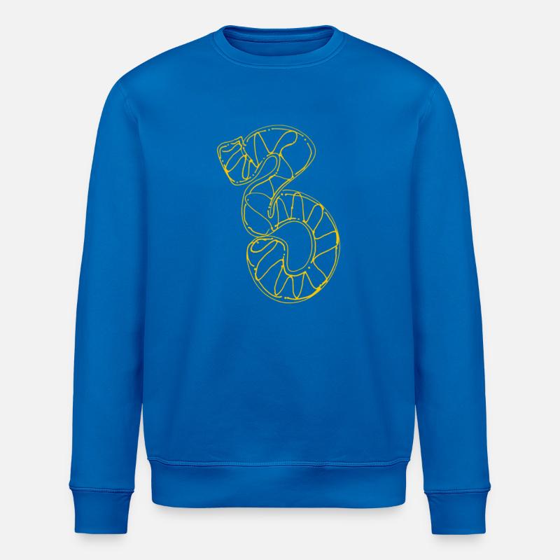 T-shirt avec un 3 dessus - Sweat bio ROLLER Stanley/Stella Unisexe - bleu roi