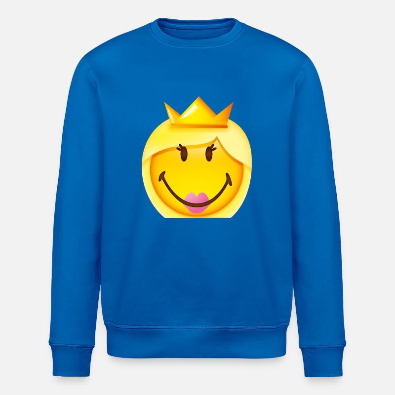 Smiley Princess - Sweat bio ROLLER Stanley/Stella Unisexe - bleu roi