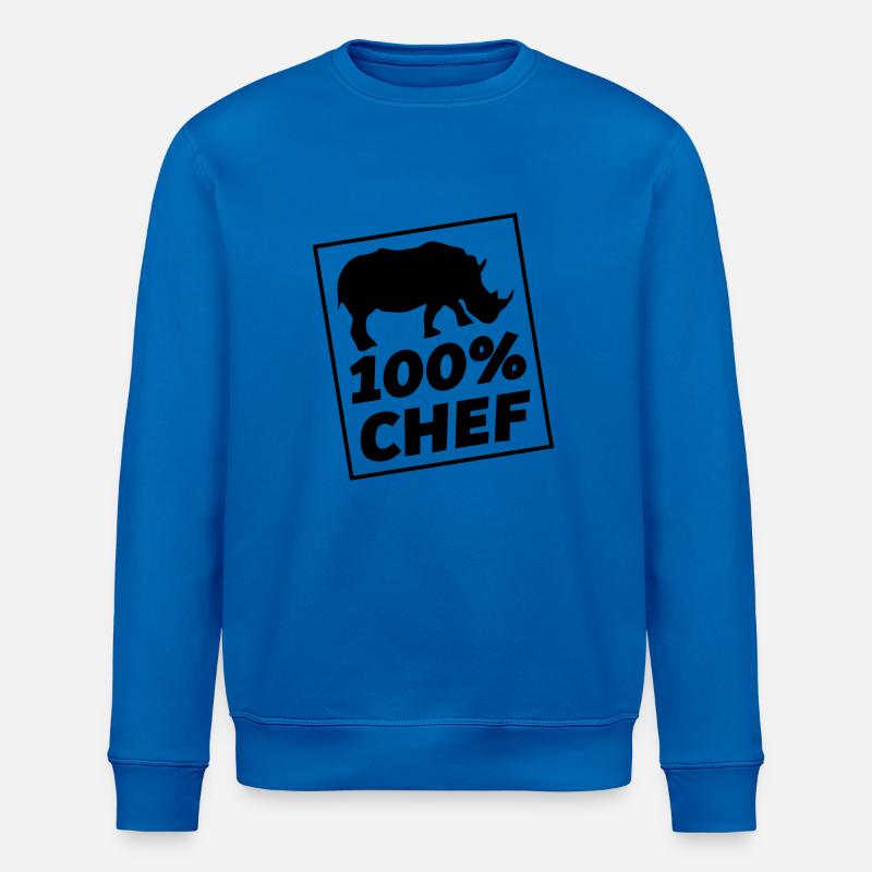 chef nashorn - Stanley/Stella Unisex Bio-Sweatshirt ROLLER - Königsblau