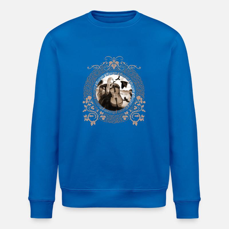 Gothic Cellist - Stanley/Stella Unisex Bio-Sweatshirt ROLLER - Königsblau