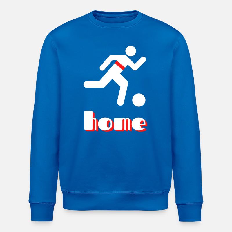 Stuttgart home mit roten Brustring - Stanley/Stella Unisex Bio-Sweatshirt ROLLER - Königsblau