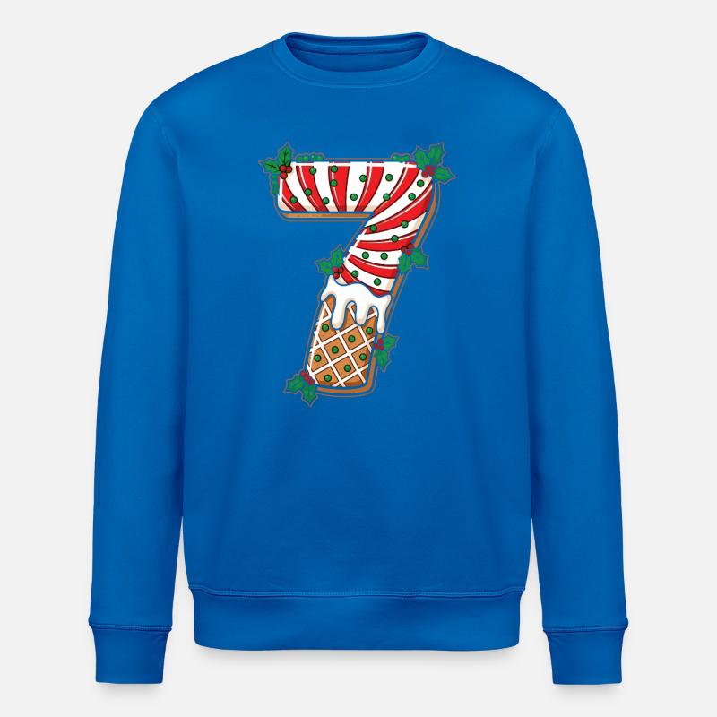 Weihnachts 7 Eisstiel Mistel - Stanley/Stella Unisex Bio-Sweatshirt ROLLER - Königsblau