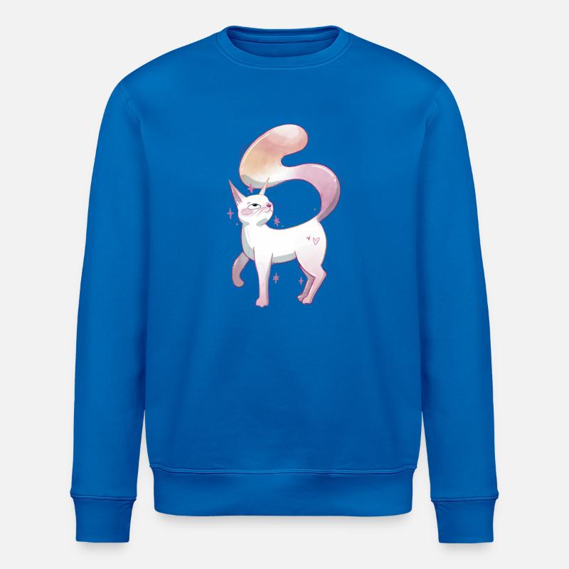 Fierté lesbienne chatte mignonne - Sweat bio ROLLER Stanley/Stella Unisexe - bleu roi