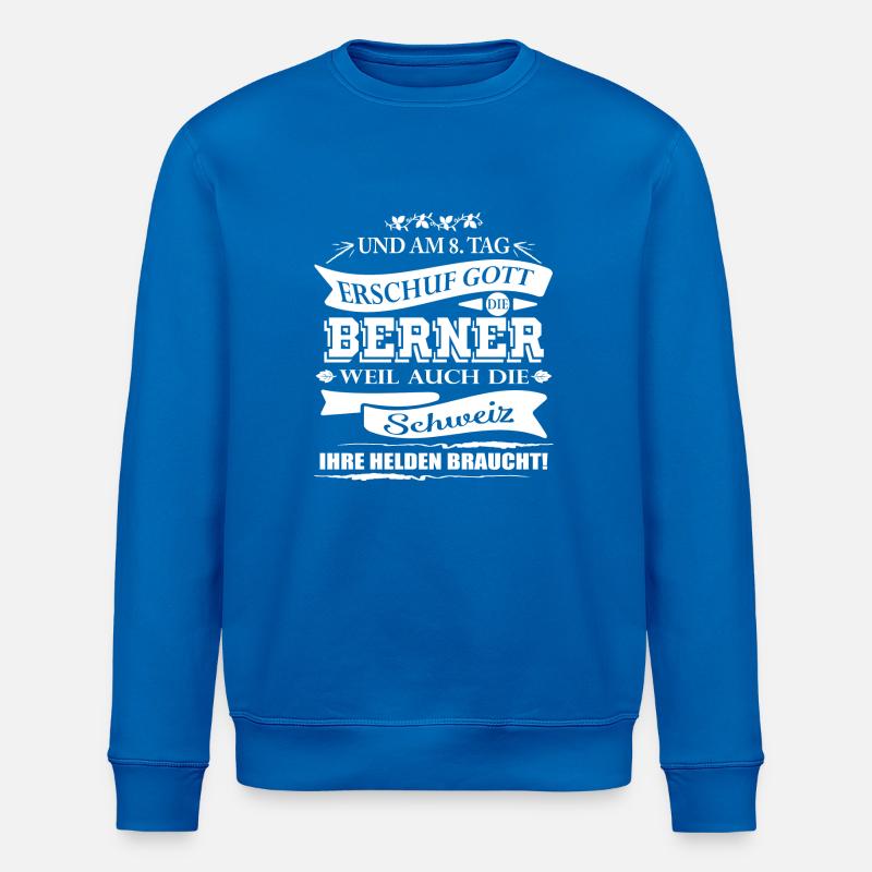 Berner-Schweiz - Stanley/Stella Unisex Bio-Sweatshirt ROLLER - Königsblau