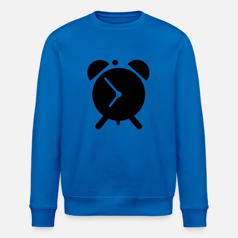 Alarm clock - Stanley/Stella ROLLER Unisex Organic Sweatshirt - royal blue