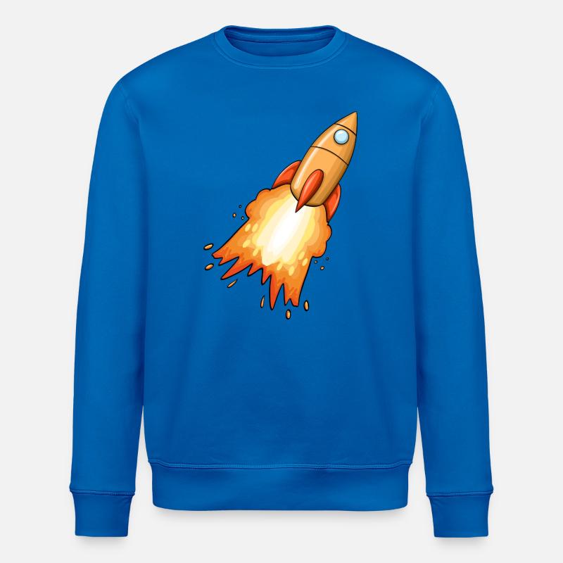 Rakete - Stanley/Stella Unisex Bio-Sweatshirt ROLLER - Königsblau