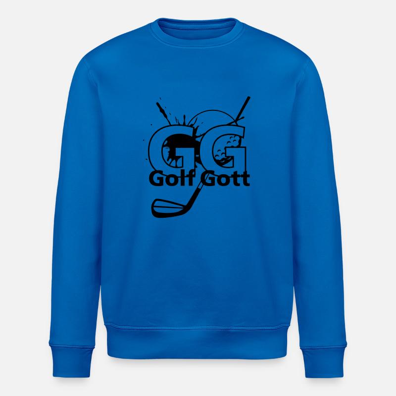 GolfGott - Stanley/Stella Unisex Bio-Sweatshirt ROLLER - Königsblau