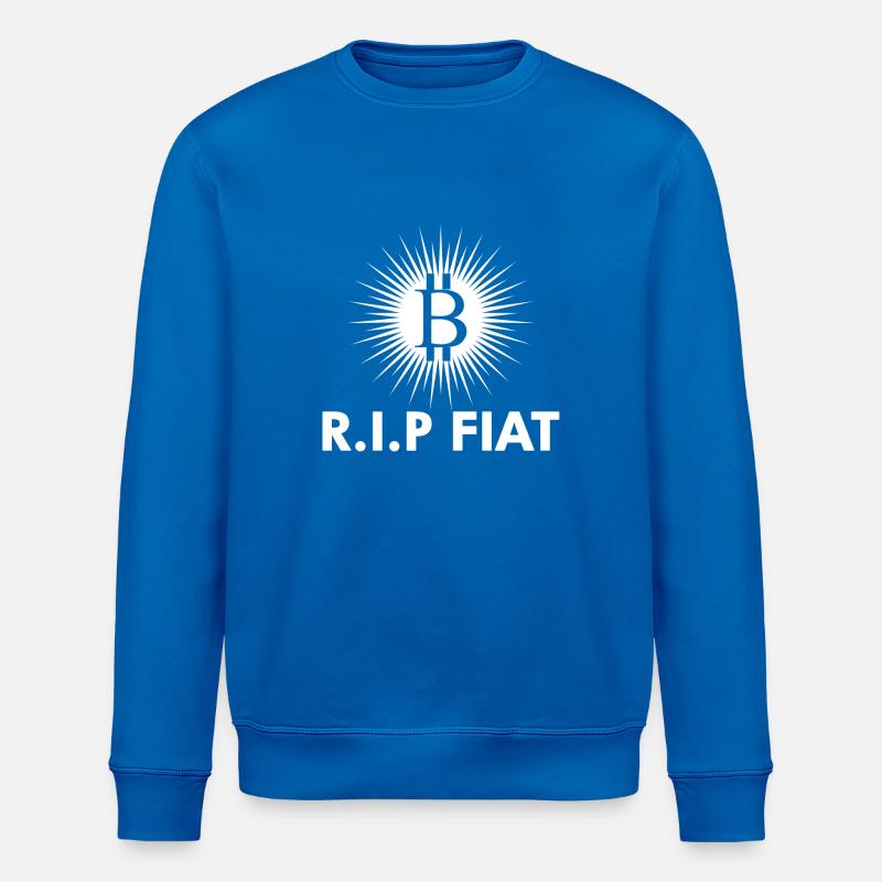 Bitcoin - Stanley/Stella Unisex Bio-Sweatshirt ROLLER - Königsblau