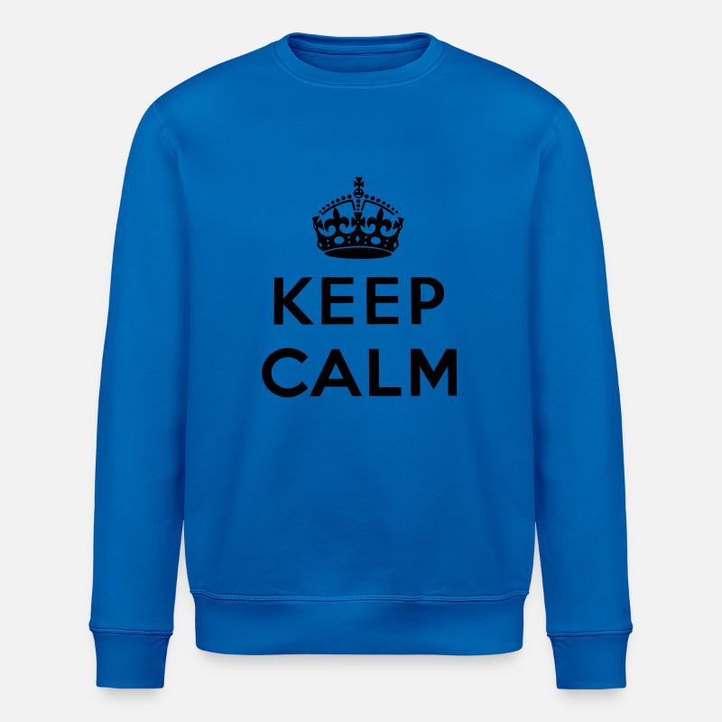Keep Calm - Stanley/Stella Unisex Bio-Sweatshirt ROLLER - Königsblau