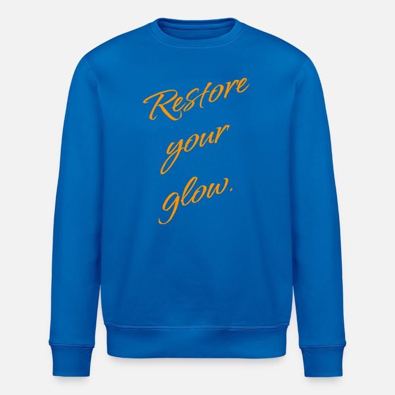 Restore Your Glow – Selfcare Statement - Stanley/Stella Unisex Bio-Sweatshirt ROLLER - Königsblau