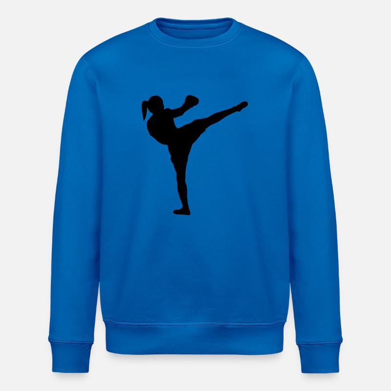 Thaïboxérine - Sweat bio ROLLER Stanley/Stella Unisexe - bleu roi