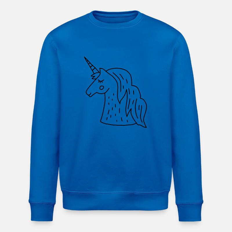 licorne - Sweat bio ROLLER Stanley/Stella Unisexe - bleu roi