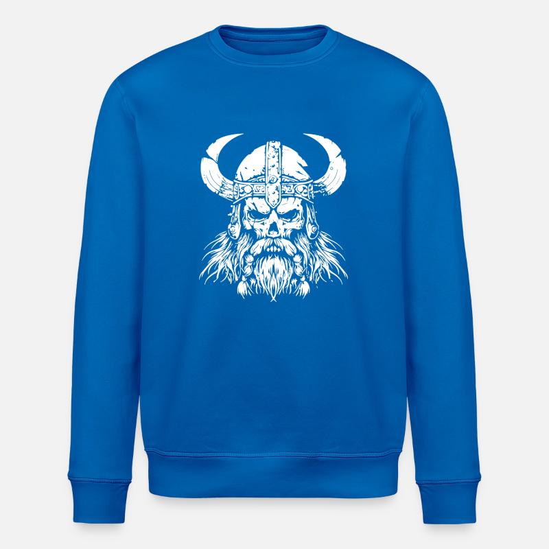 wikinger skull - Stanley/Stella Unisex Bio-Sweatshirt ROLLER - Königsblau