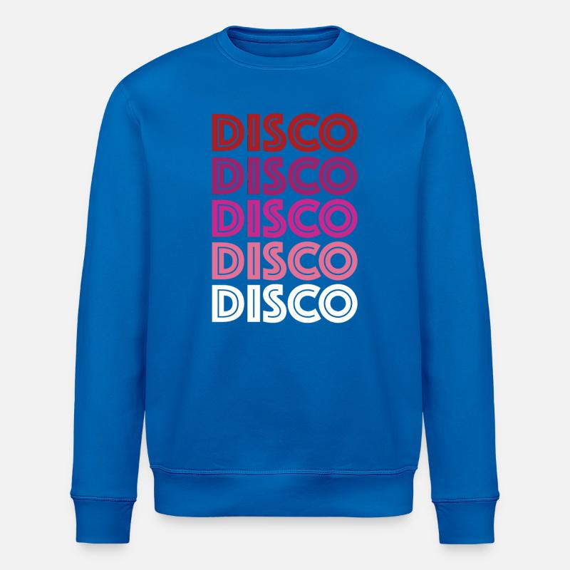 Disco Disco Disco - Stanley/Stella ROLLER Unisex Organic Sweatshirt - royal blue