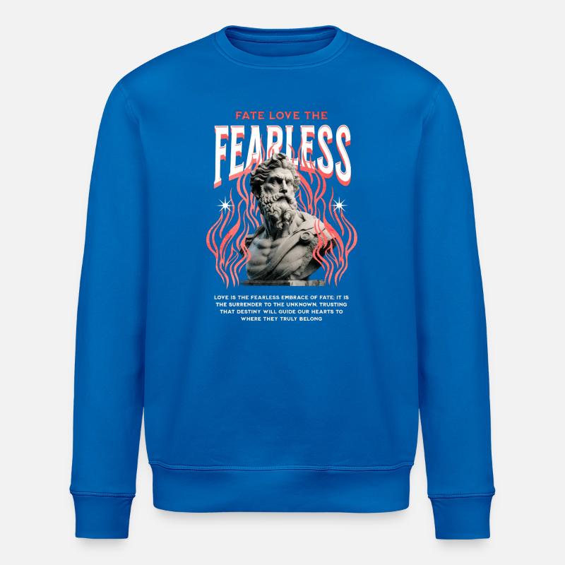 Le destin aime l’intrépide - Sweat bio ROLLER Stanley/Stella Unisexe - bleu roi