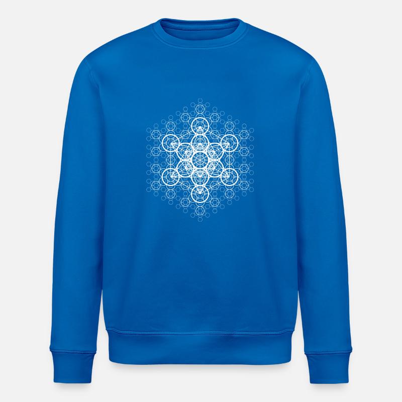 metatron-matrice-blanc - Sweat bio ROLLER Stanley/Stella Unisexe - bleu roi