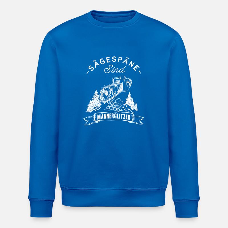 Männerglitzer - Stanley/Stella Unisex Bio-Sweatshirt ROLLER - Königsblau