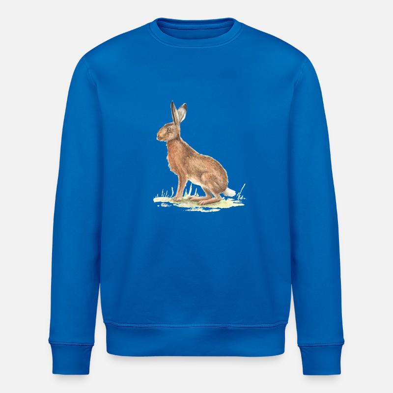 Hase - Stanley/Stella Unisex Bio-Sweatshirt ROLLER - Königsblau