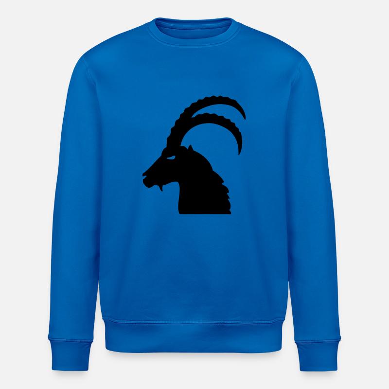 Steinbock - Sweat bio ROLLER Stanley/Stella Unisexe - bleu roi