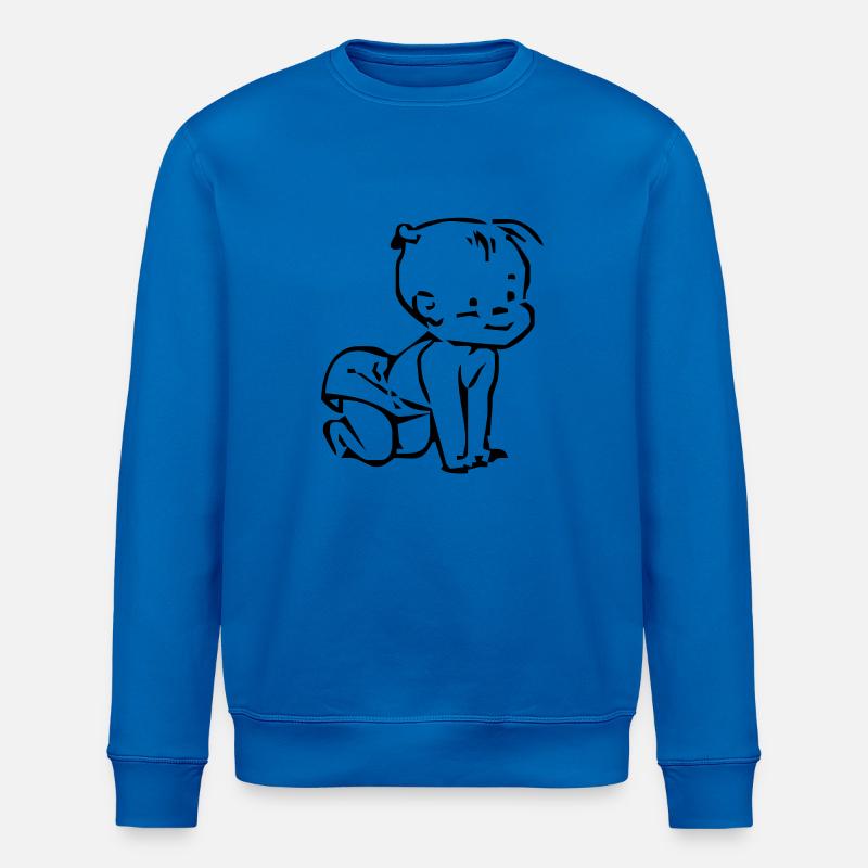 Baby - Stanley/Stella Unisex Bio-Sweatshirt ROLLER - Königsblau