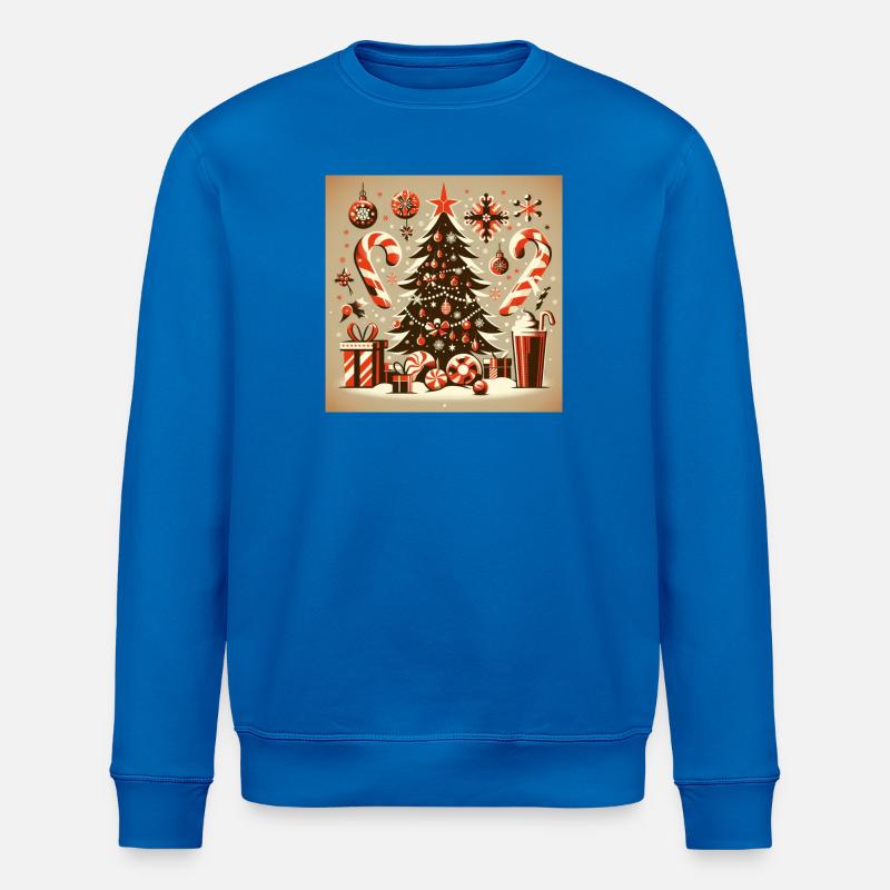 Weihnachts Design 1 - Stanley/Stella Unisex Bio-Sweatshirt ROLLER - Königsblau
