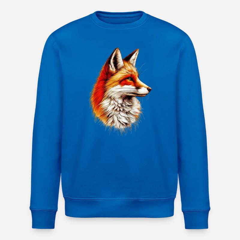 Ræv - Stanley/Stella økologisk unisex-sweatshirt ROLLER - kongeblå