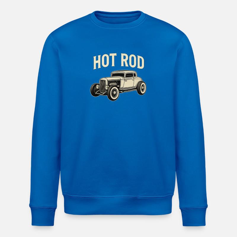 Hot Rod Oldtimer - Stanley/Stella Unisex Bio-Sweatshirt ROLLER - Königsblau